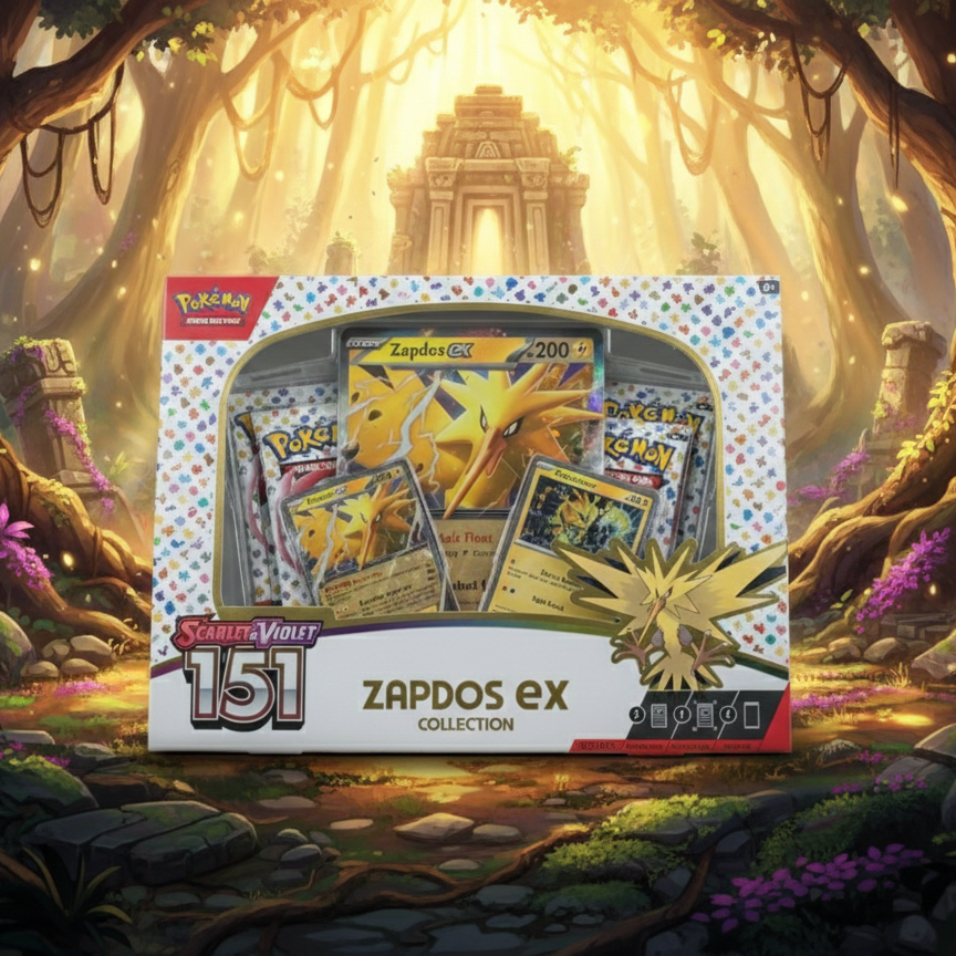 Pokemon 151 Zapdos EX Box Collection