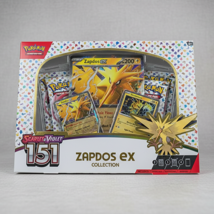 Pokemon 151 Zapdos EX Box Collection