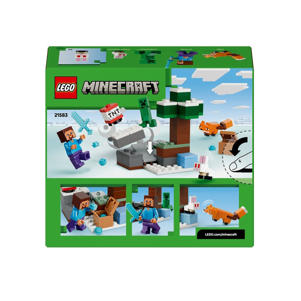 21583 LEGO Minecraft Steves tajga-eventyr