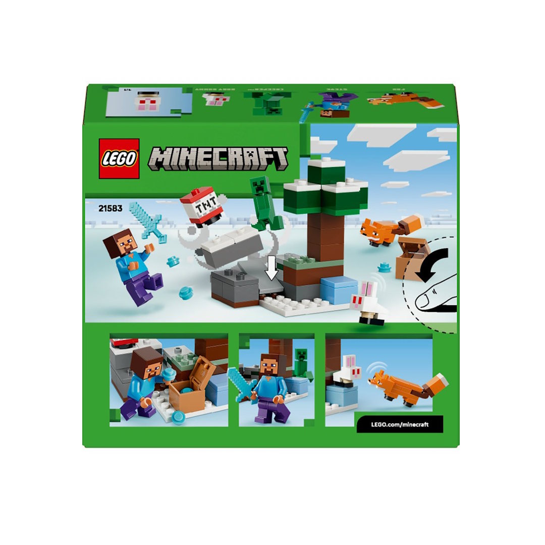 21583 LEGO Minecraft Steves tajga-eventyr