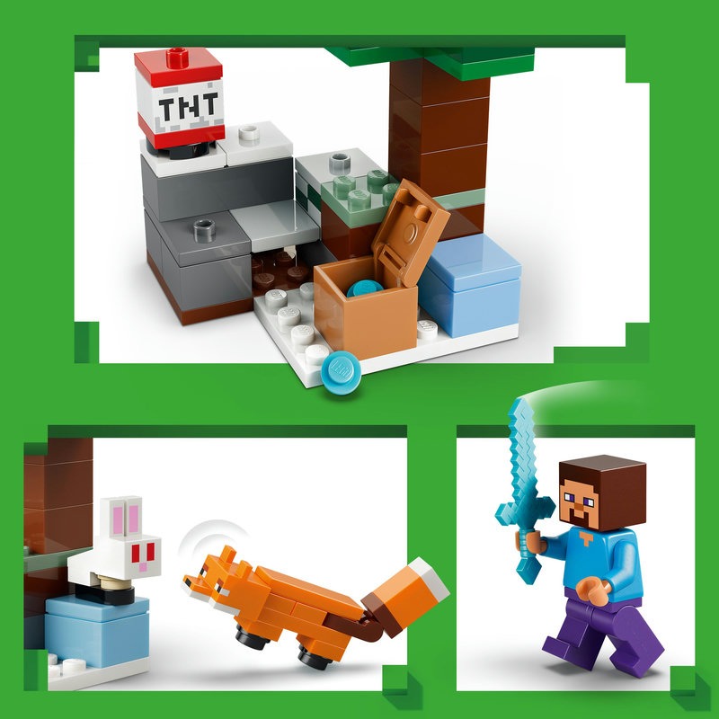 21583 LEGO Minecraft Steves tajga-eventyr