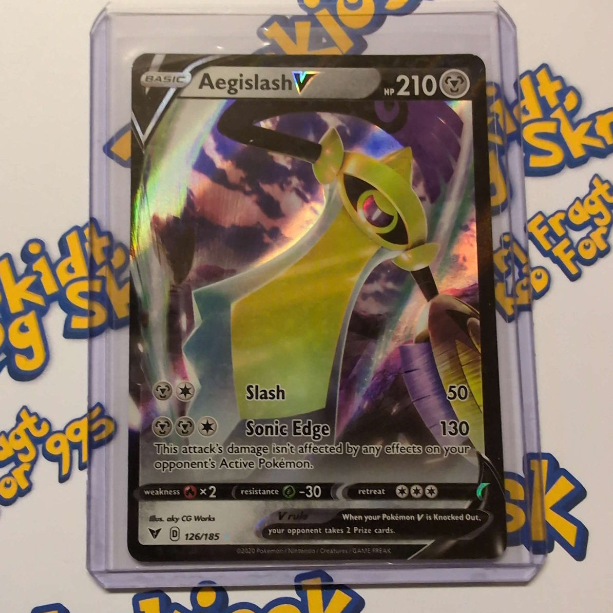 aegislash v pokemon card Aegislash V 126/185 – Pokekiosken