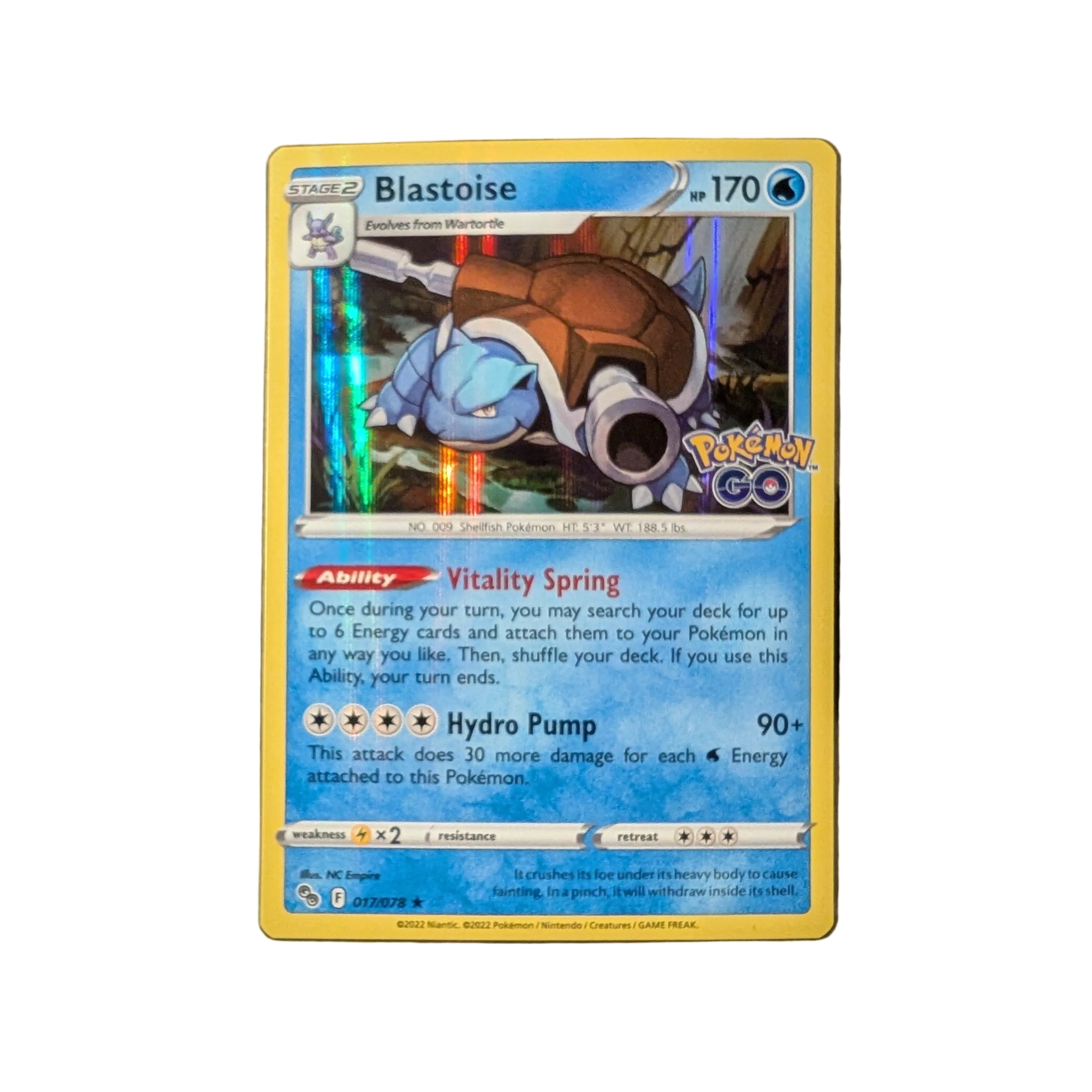 Blastoise 017/078 Pokemon Go