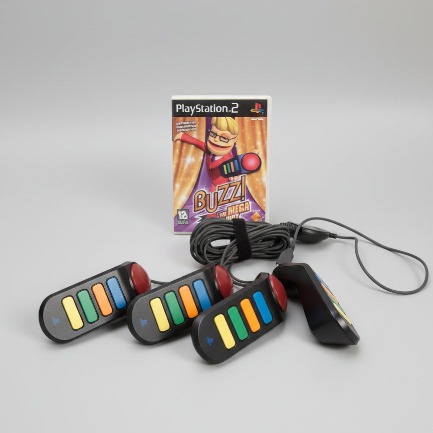 Buzz The Mega Quiz ( Dansk Tale ) ( PS2 )