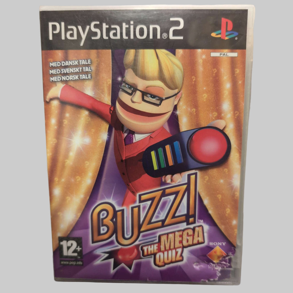 Buzz The Mega Quiz ( Dansk Tale ) ( PS2 )