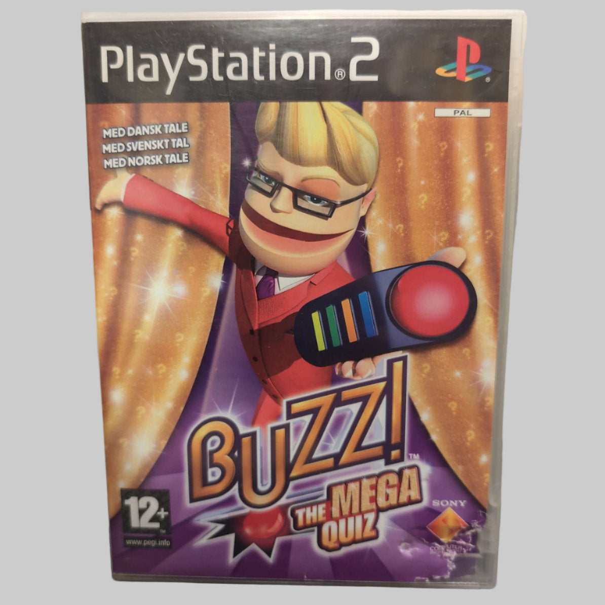 Buzz The Mega Quiz ( Dansk Tale ) ( PS2 )