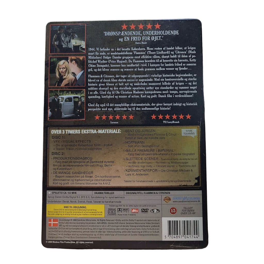 Flammen og Citronen Speciel Version i Metal Æske og 2 Diske