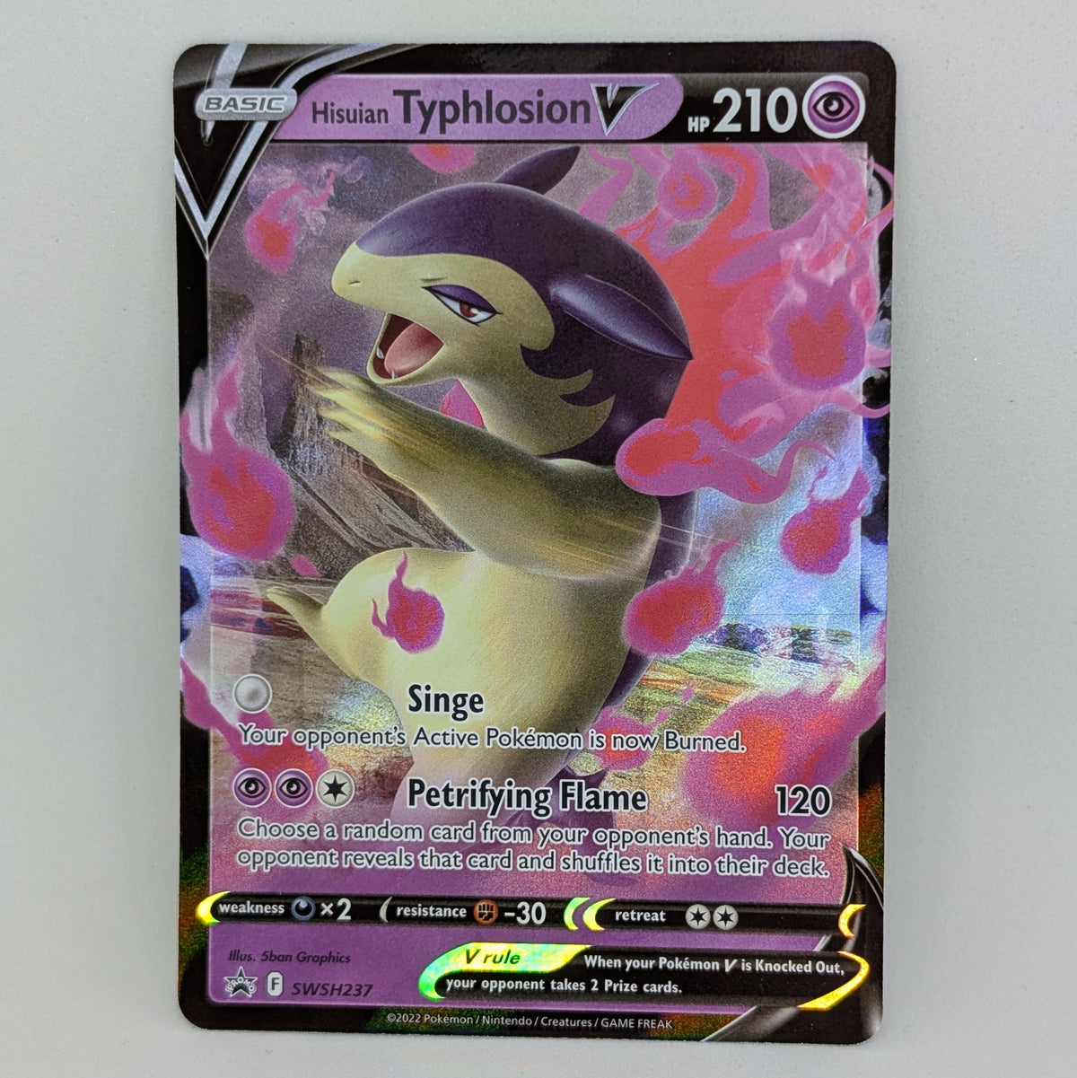 Hisuian Typhlosion V SWSH237