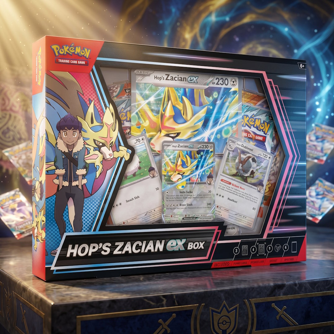 Hop's Zacian Ex - Box - Pokemon