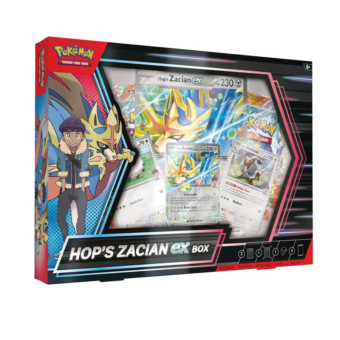 Hop's Zacian Ex - Box - Pokemon