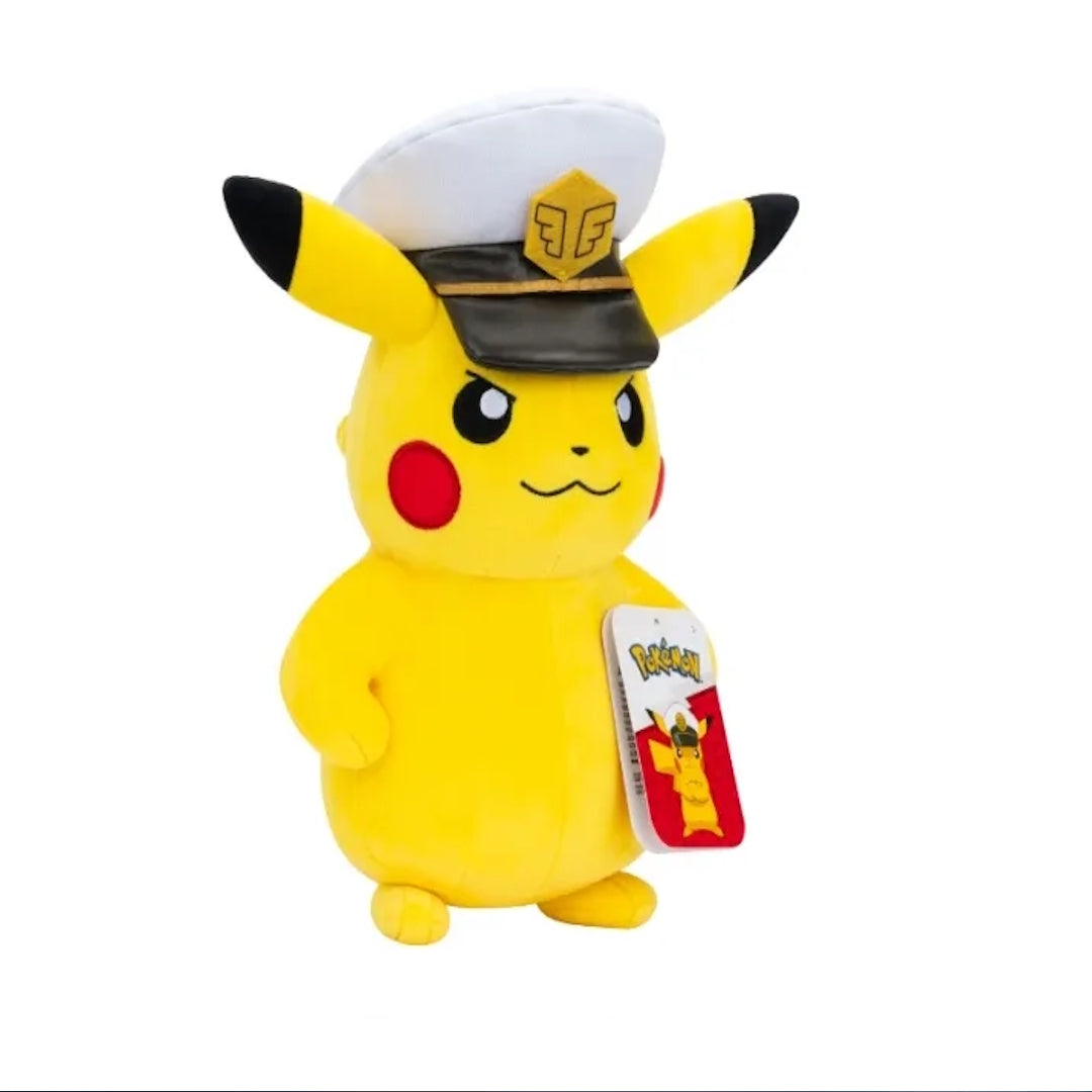 Kaptajn Pikachu - Bamse - Pokemon (20CM)
