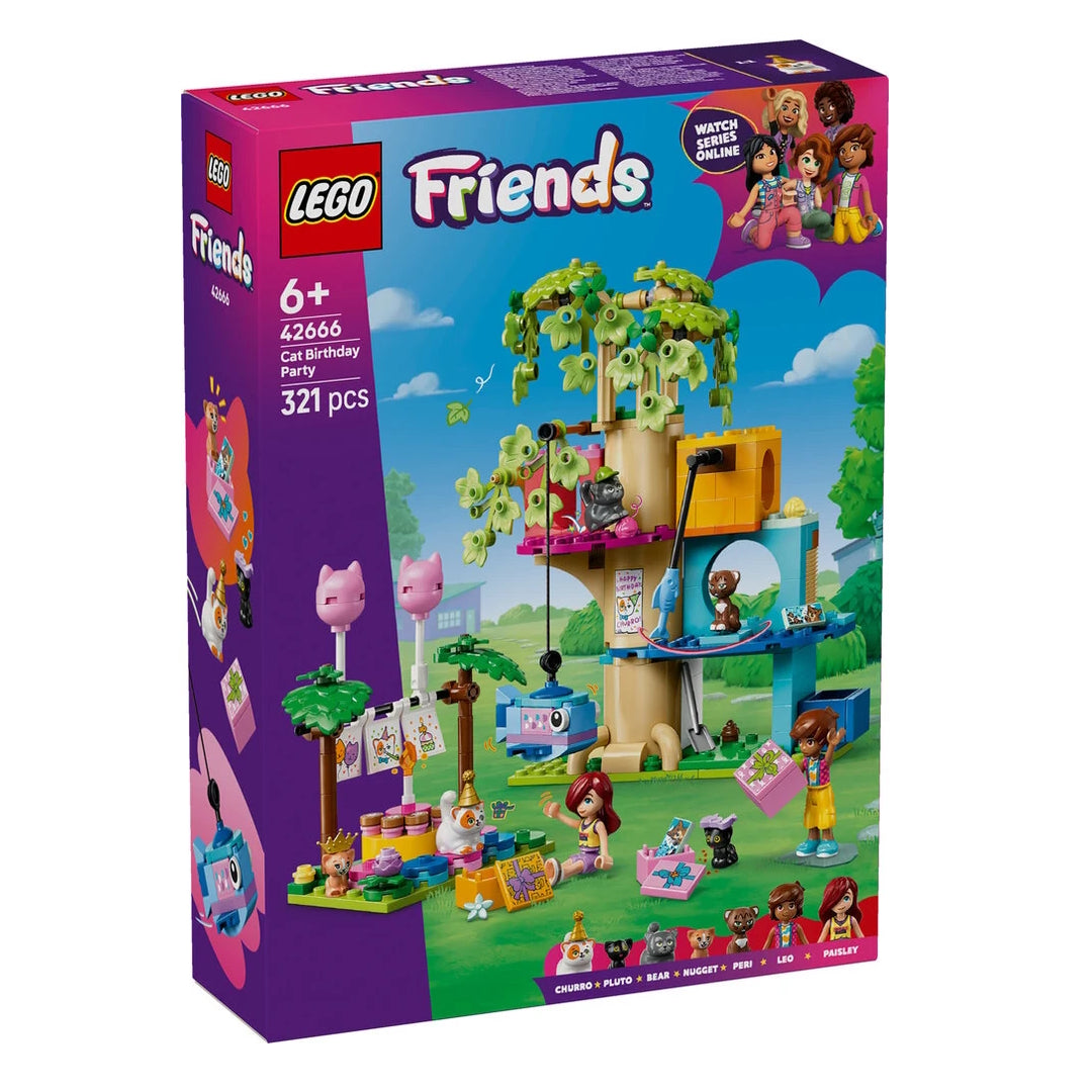 Katte-Fødselsdagsfest og Trætophus - LEGO Friends 42666