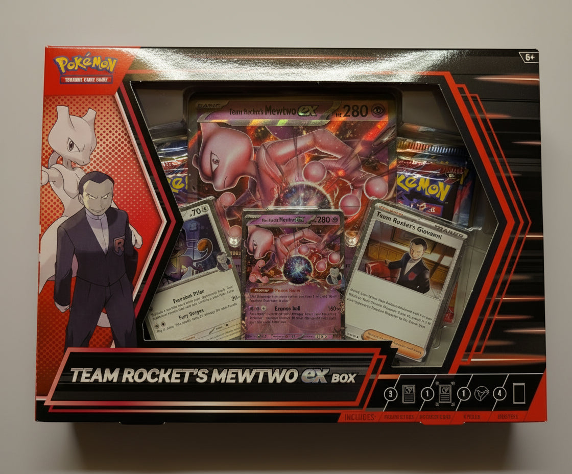Pokémon Team Rocket’s Mewtwo EX Box