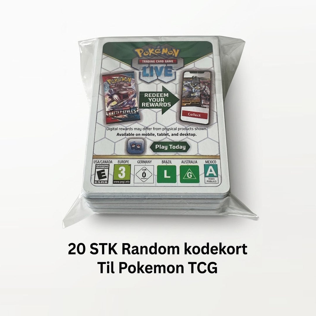 Pokemon TCG kodekort
