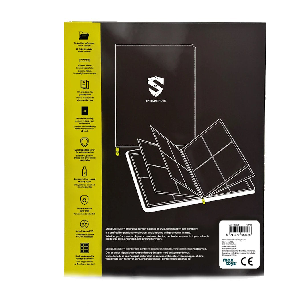 Shieldbinder Deluxe Samlemappe 4-pocket