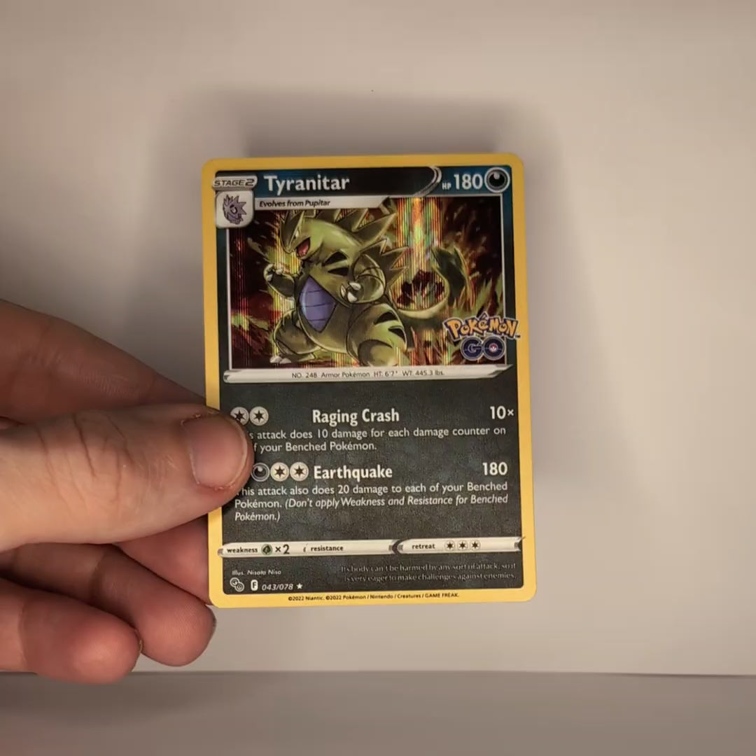 Tyranitar 043/078 Holo Pokemon Go