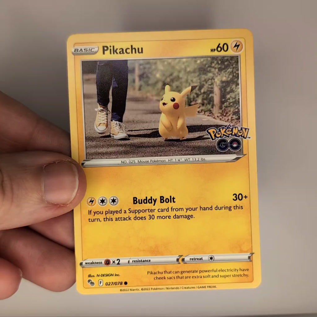 Pikachu 027/078 Pokemon Go