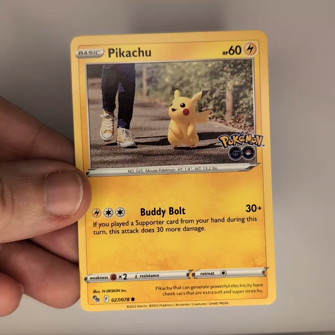 Pikachu 027/078 Pokemon Go