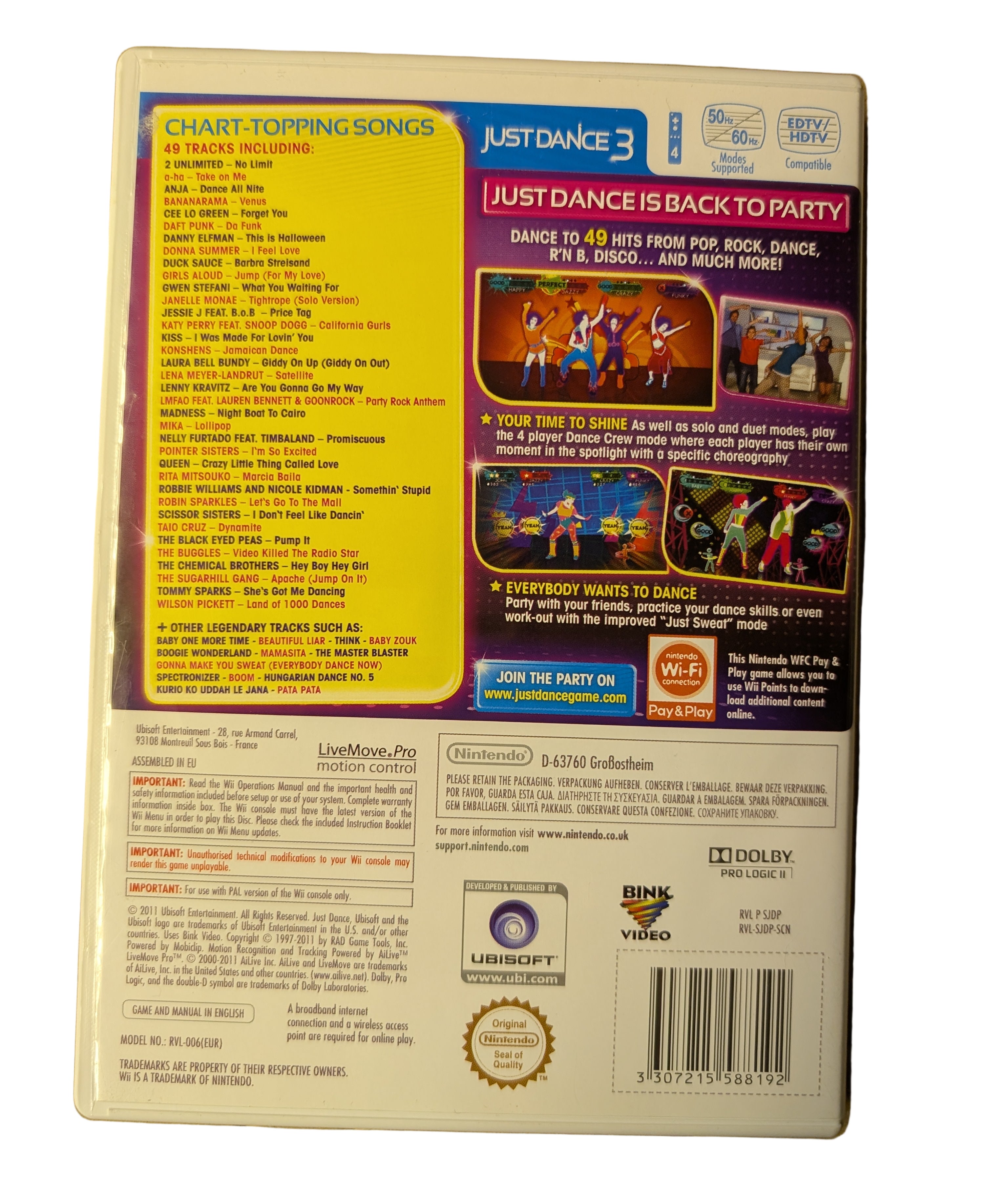 Just Dance 3 ( Wii )