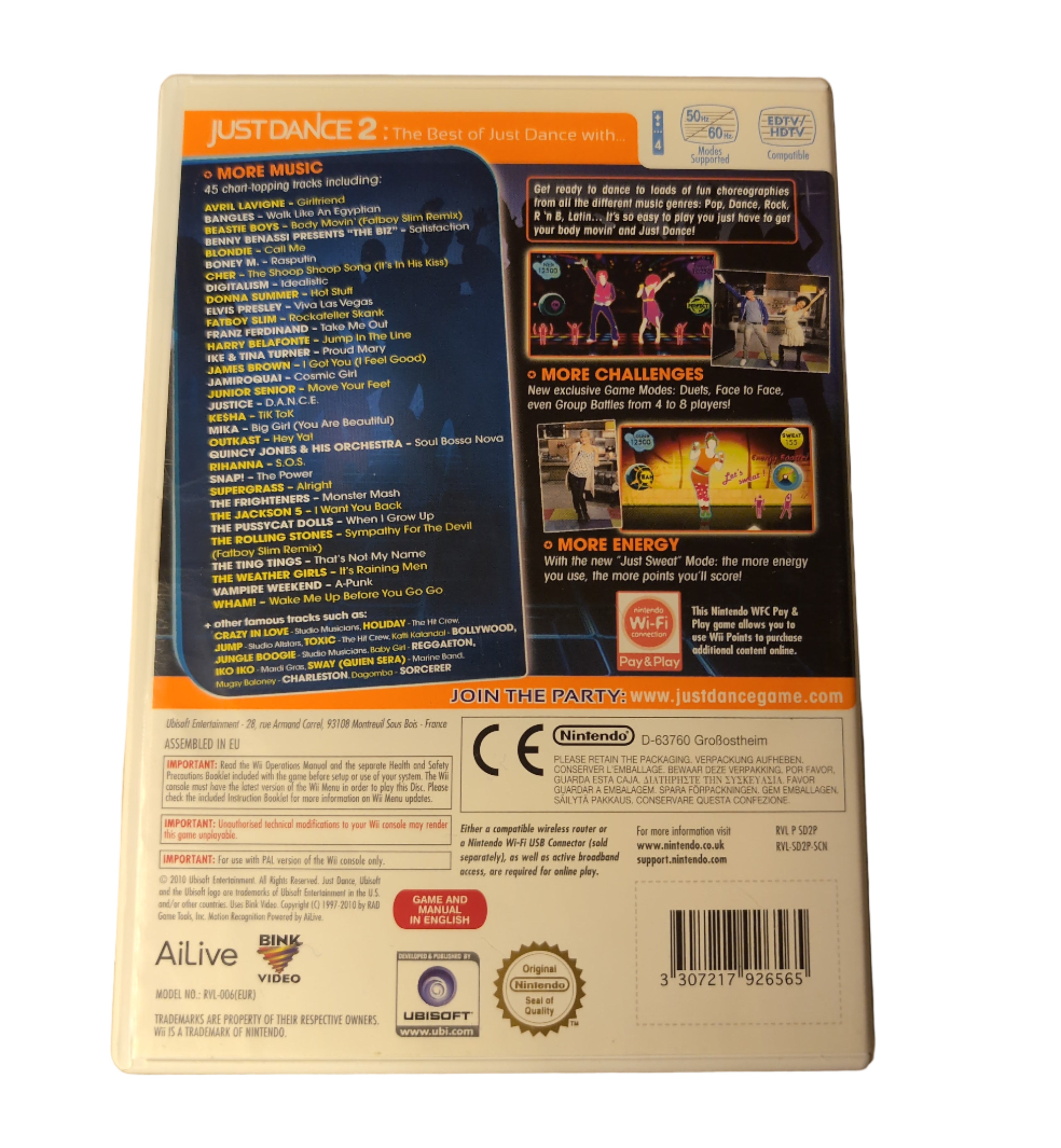 Just Dance 2 ( Wii )