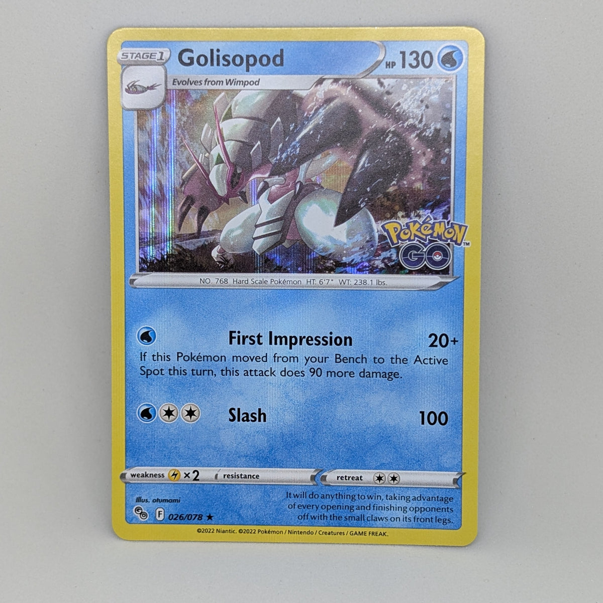 Golisopod - 026/078 Pokemon GO